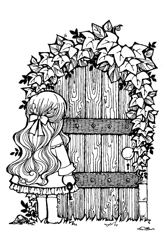 秘密の扉 | 漫画風イラスト